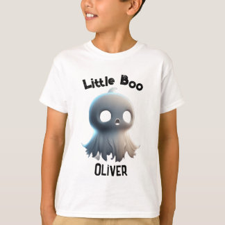 Kind Spooky Style met 'Little Boo' Baby Ghost T-shirt