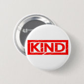 Kind Stamp Ronde Button 5,7 Cm (Voorkant /achterkant)