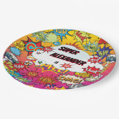 Kind superheld Geweldige Comic Birthday Paper Bord (Gekanteld)