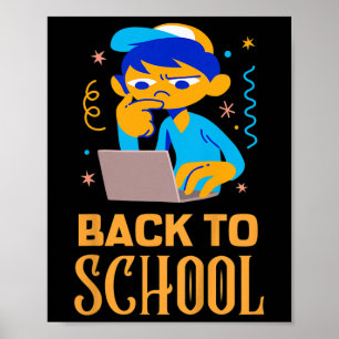 Kind terug naar schoolkleding terug naar schoolkle poster