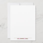 Kind Town Carnival Birthday Invitation 5x7 Kaart (Achterkant)
