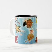 Kind Tweekleurige Koffiemok (Voorkant links)