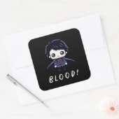 Kind Vampire Vierkante Sticker (Envelop)