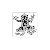 Kind van boomkikkers 	rubberstempel (Afrduk)