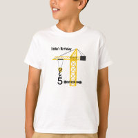 Kind van de bouwkraan T-shirt