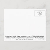 Kind van de Depressie Briefkaart (Achterkant)