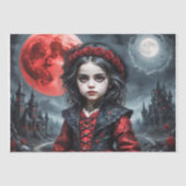 Kind van de Dubbele Maan - Decoupage - Tissuepapier (Voorkant)