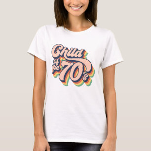 Kind van de jaren 70 t-shirt