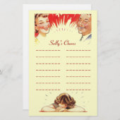 Kind van de Lijst van het Kind maakt een lijst van Briefpapier (Voorkant / Achterkant)