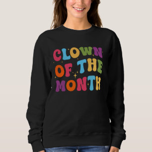 Kind van de maand Clowncore Aesthetische Funny Cir Trui