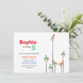 Kind van de  van de  van de witte Stippen Kaart (Staand voorkant)