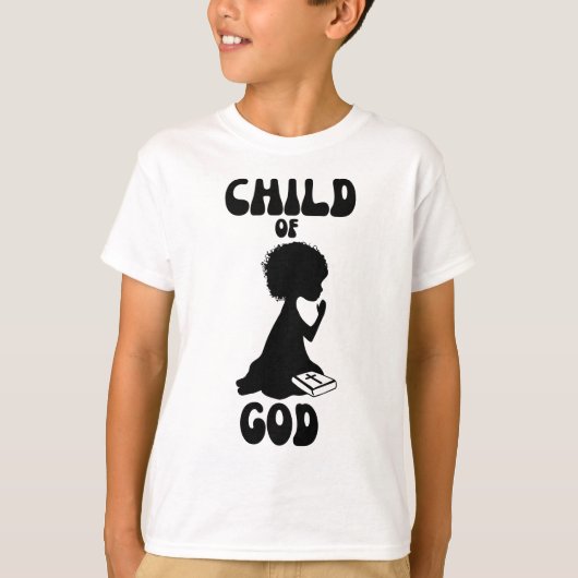 Kind van God Bijbel Quote Jongen T-shirt (Voorkant)