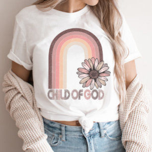 Kind van God Christelijk citaat Faith Religious Re T-shirt