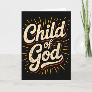 Kind van God Christelijk Geloof Kaart