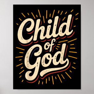 Kind van God Christelijk geloof Poster