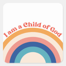 Kind van God Christelijke Stickers | Regenboog