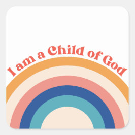 Kind van God Christelijke Stickers | Regenboog