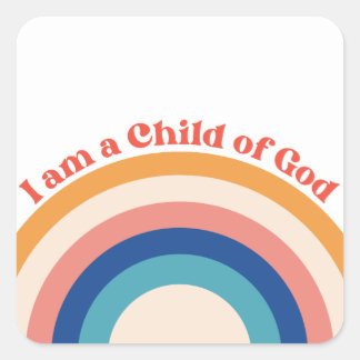 Kind van God Christelijke Stickers | Regenboog