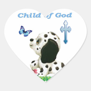 Kind van God Hart Sticker
