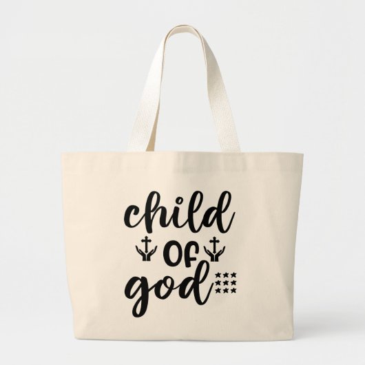 Kind van God Jumbo Canvas tas (Voorkant)