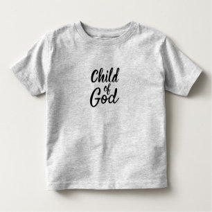 "Kind van God" kleren met een scriptie Kinder Shirts