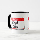 Kind van GOD - Naamlabel Mok (Voorkant links)