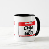Kind van GOD - Naamlabel Mok (Voorkant rechts)