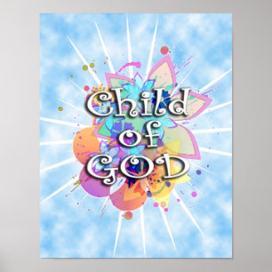 Kind van God, pastel Poster