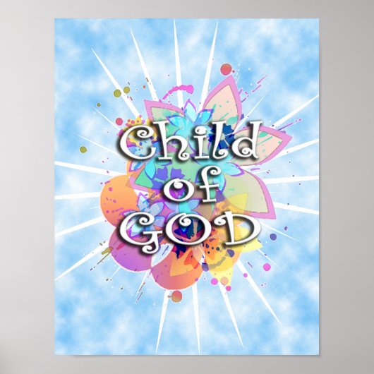 Kind van God, pastel Poster (Voorkant)