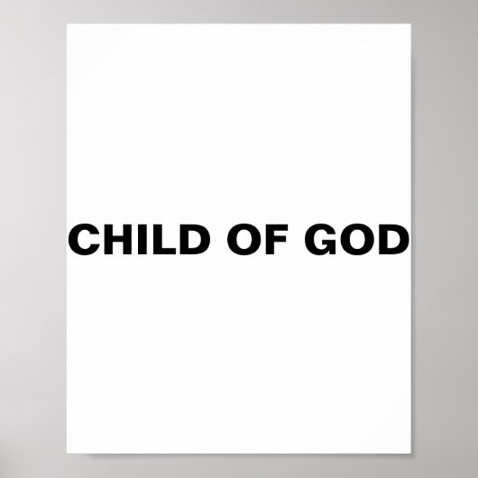 "Kind van God" Poster (Voorkant)