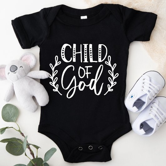 Kind van God Religieuze Baby eenpunts Kind Shirt
