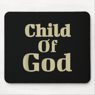 Kind van God Retro Jesus Religious Christelijk Bib Muismat