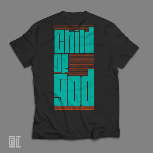 Kind van God Retro Vintage Christelijke Inspiratie T-shirt