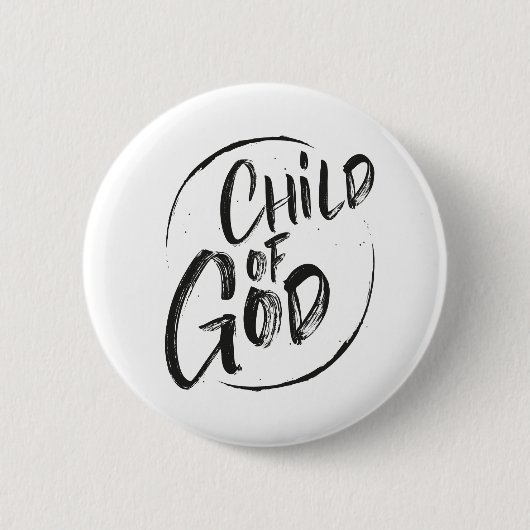 Kind van God Ronde Button 5,7 Cm (Voorkant)