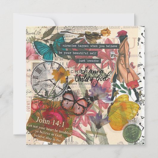 Kind van God Vat Wenskaart (Voorkant)