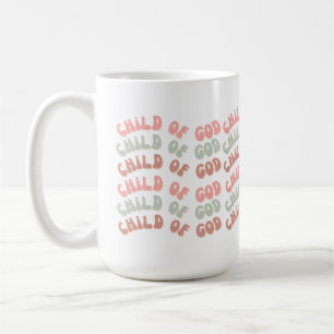 Kind van Gods Retro Waves Koffiemok