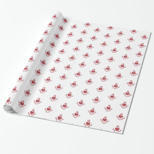 Kind van hart cadeaupapier