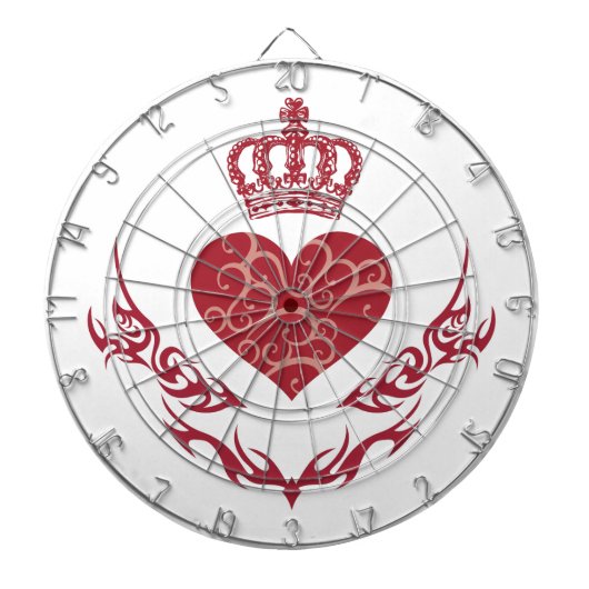 Kind van hart dartbord (Voorkant)