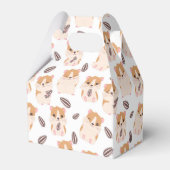Kind van het flesje van Cute Hamster Face en Seeds Bedankdoosjes (Achterkant)