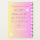 Kind van het Licht Notitieboek Dagboek (Achterkant)