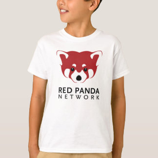 Kind van het Rode Panda-Logo T-shirt