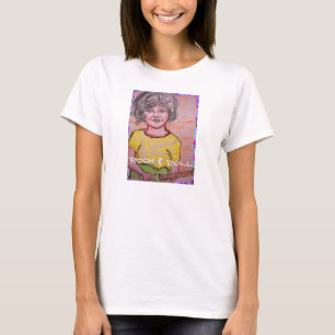 kind van rots en rolstenen t-shirt