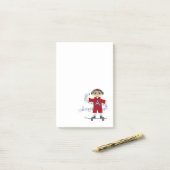 Kind van skateboard post-it® notes (Op bureau)