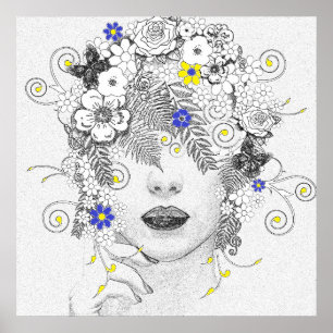 Kind van ventilator poster