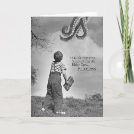 Kind voor het eerst kaart (Voorkant)