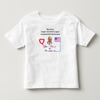 Kind voor Ron Paul | Grondwet Kinder Shirts