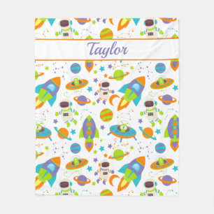 Kind voor ruimteraketten fleece deken