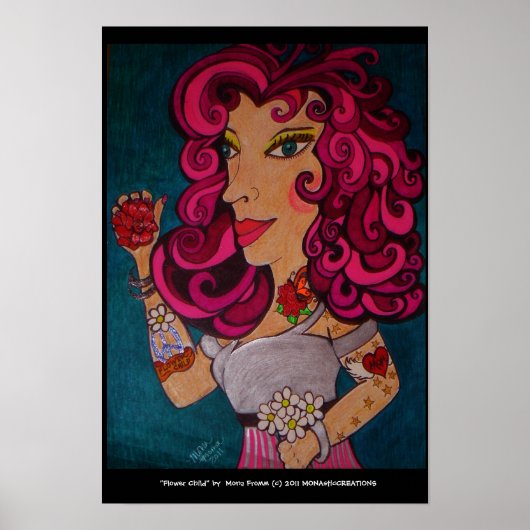 "Kind voor ventilatoren" Poster (Voorkant)