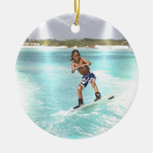 Kind Wakeboarding Ornament