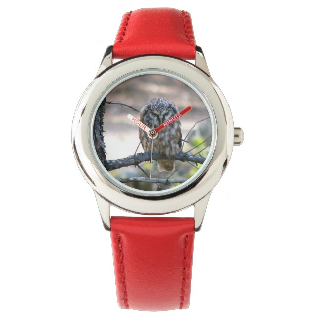 Kind " Watch w/ owl Horloge (Voorkant)